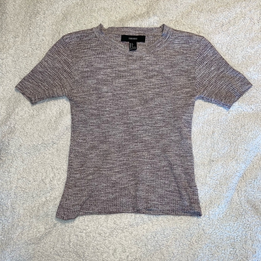 Forever 21 | Purple short sleeve sweater